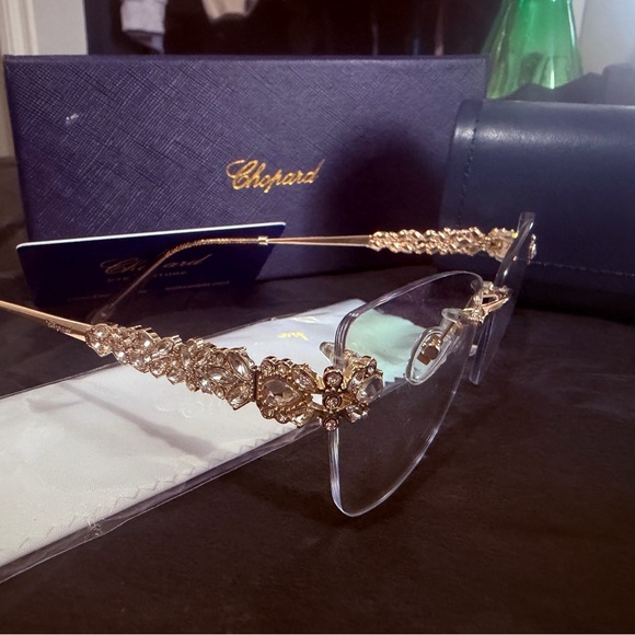Chopard Gold Eyewear Frame - Picture 4 of 10